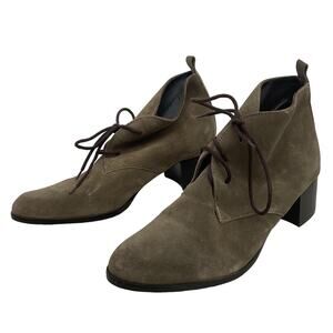 Women's Elizabeth Stuart Tan Chukka Boots 6.5 Leather Preowned